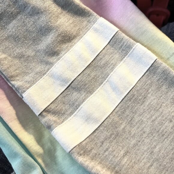 SO-Jersey 3/4 Sleeve Top-Unicorn-Sparkle/Stars-Pink/Silver Mix-Size 12 Girls- - Picture 10 of 11